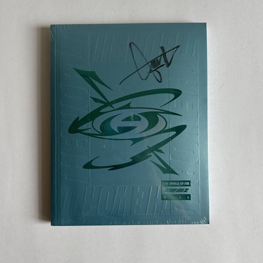 ATEEZ　WILL  ジョンホ直筆サイン入り【未開封】 ATEEZ JONGHO SIGNED 2ND ALBUM 'THE WORLD EP.FIN: WILL' - Z VERSION